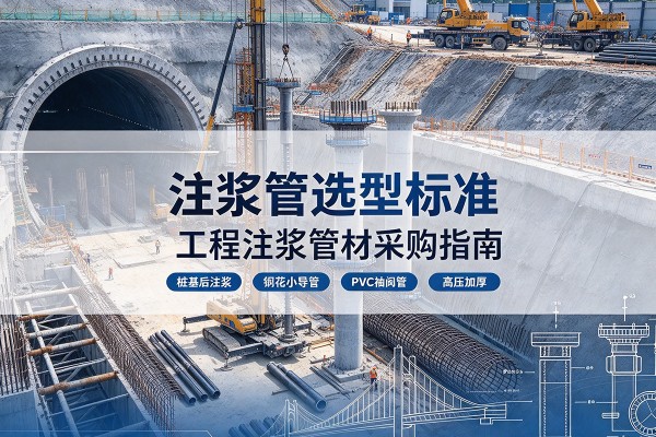 鄠邑注浆管选型标准