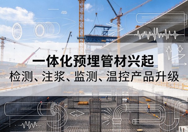 鄠邑一体化管材产品兴起，声测注浆一体管、多功能预埋管应用增多